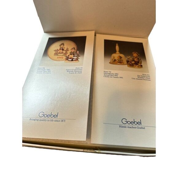 M.J. Hummel 1992 Annual Plate By Goebel - 7.5" Porcelain Collector's Edition - Picture 4 of 8